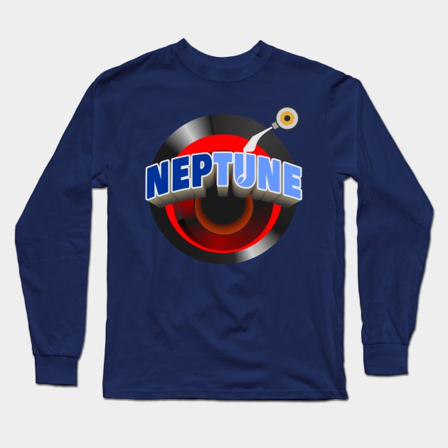 Neptune Long Sleeve T-Shirt by Markyartshop